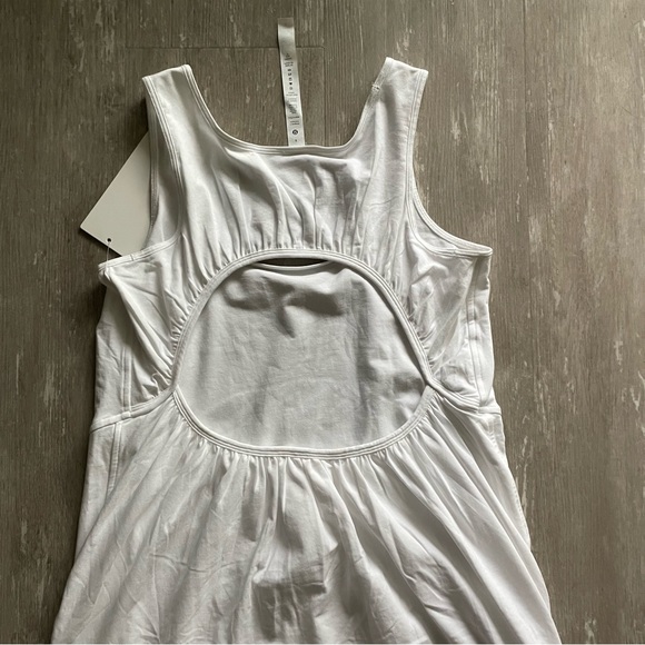 Lululemon Pima Cotton Open-Back Midi Dress - White - Picture 8 of 8